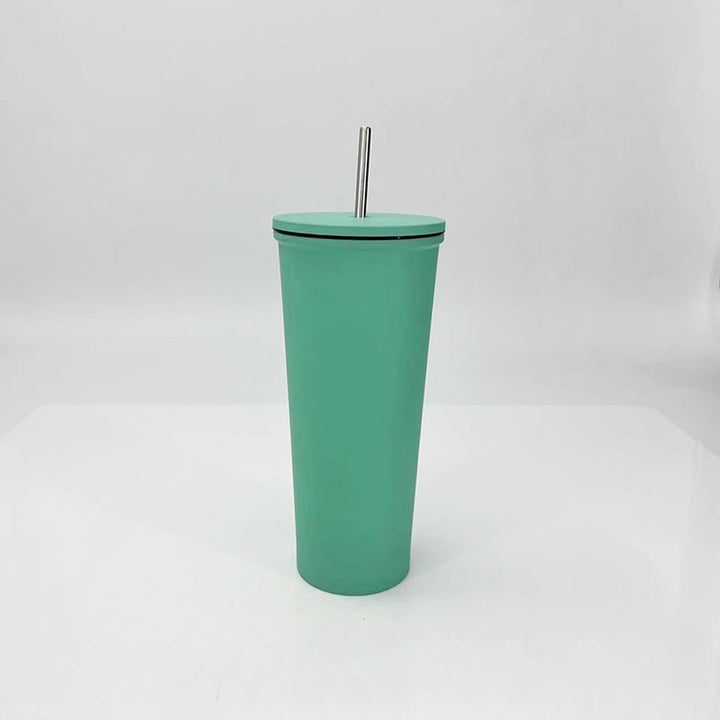 Ladies Drinking Cup with Stainless Steel Straw Bowlift
