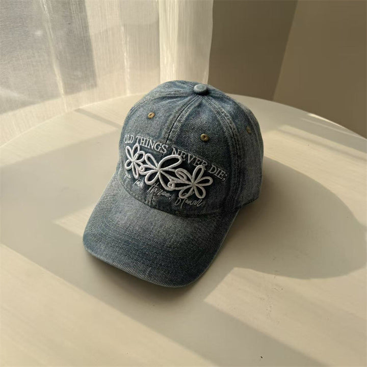 Women's Embroidered Floral Baseball Cap Bowlift 1783922211