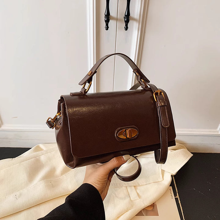 Elegant Structured Handheld Satchel Bowlift
