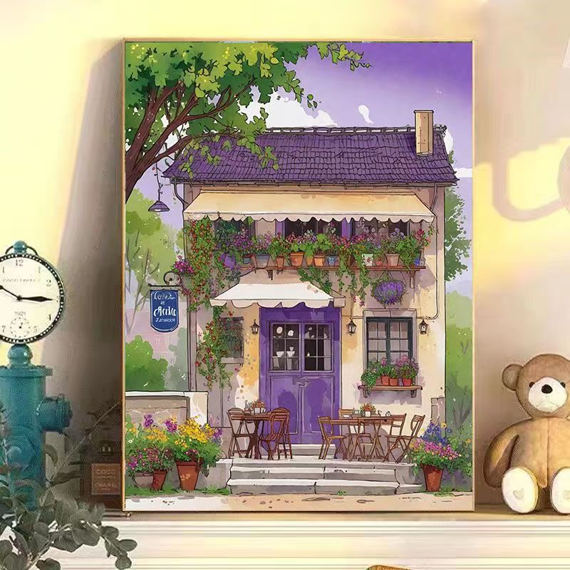 Urban Café Landscape Wall Art Bowlift