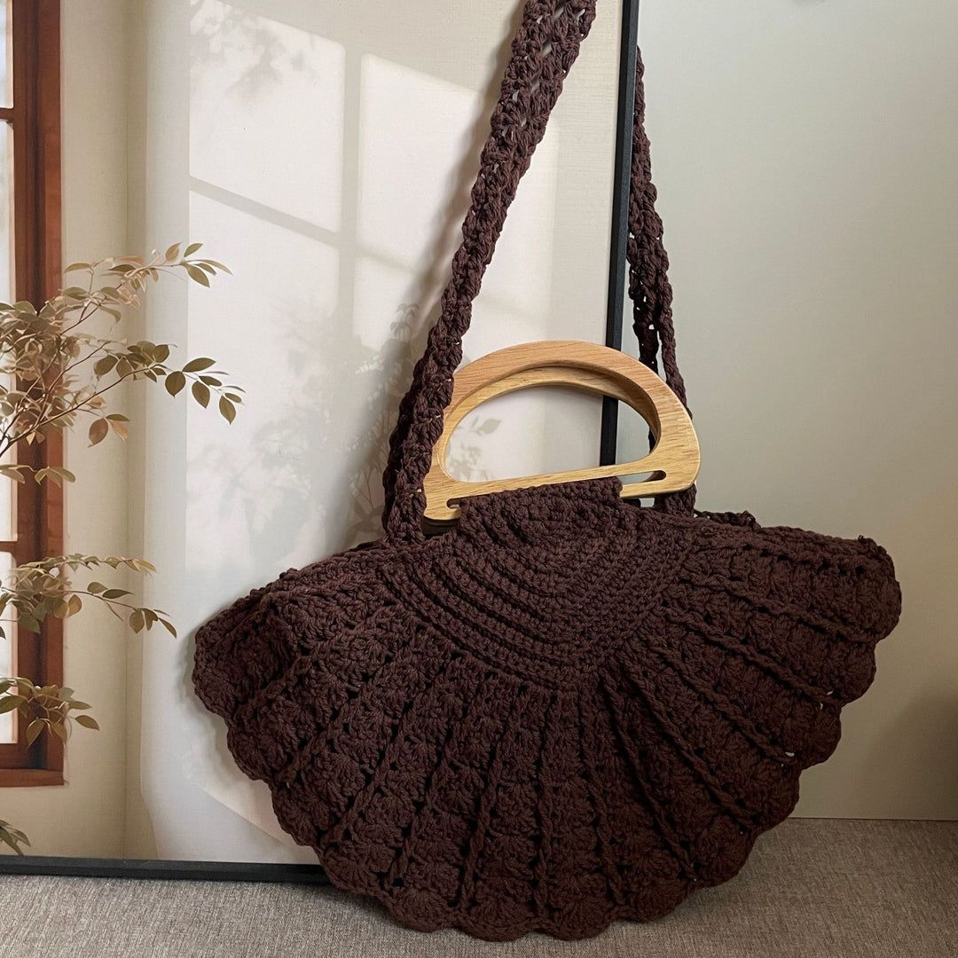 Hand-knotted shoulder bag Bowlift
