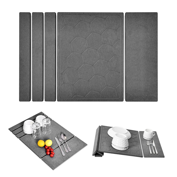 Honeycomb Design Kitchen Mat Set