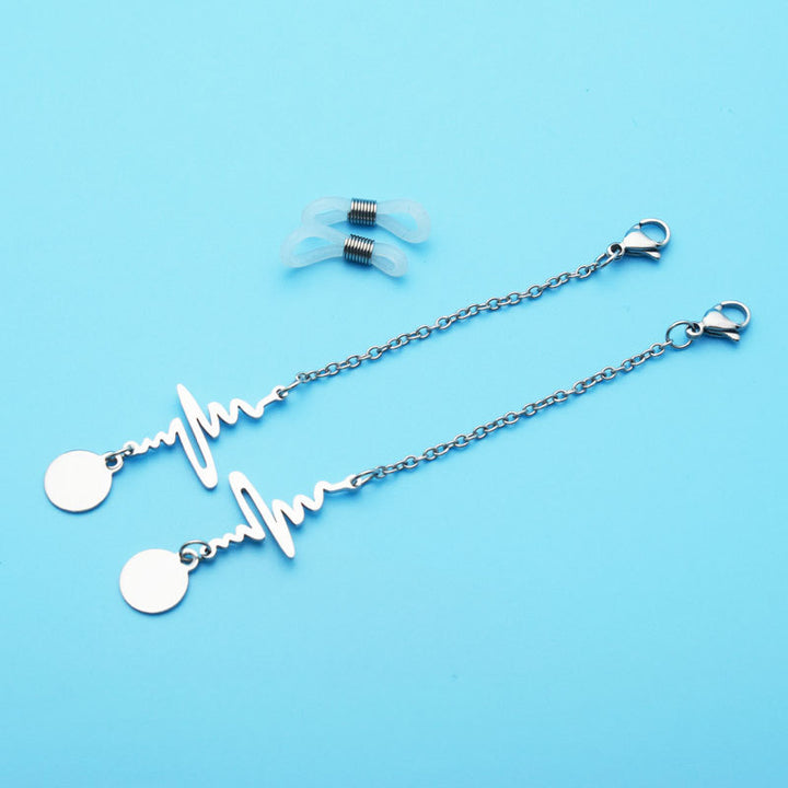 Stylish Heartbeat Design Dangle Earrings Bowlift