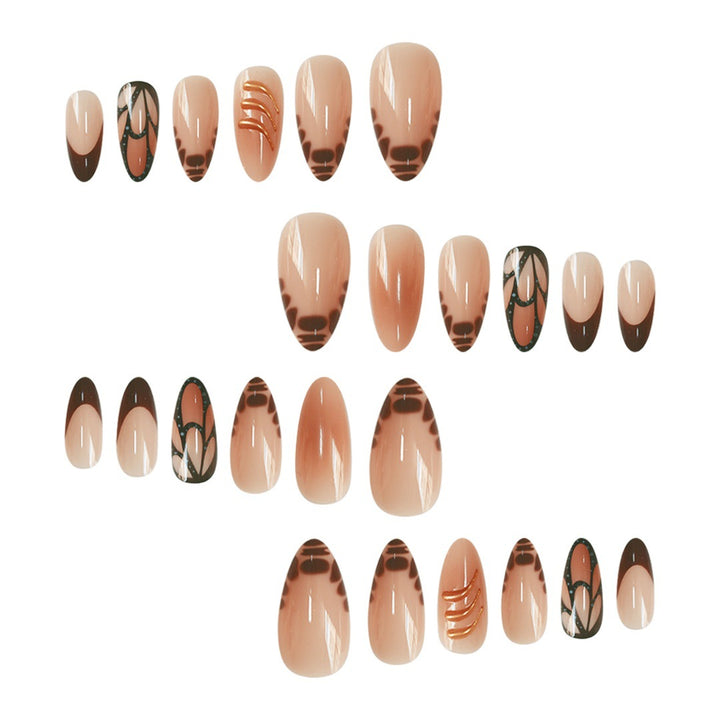 Designer Artistic Press-On Nail Extensions Bowlift