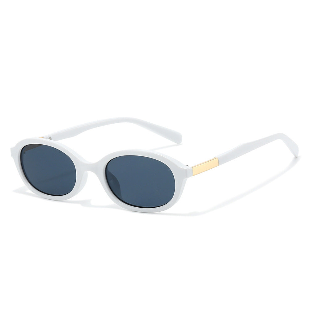 Elegant Vintage Oval Frame Sunglasses Bowlift
