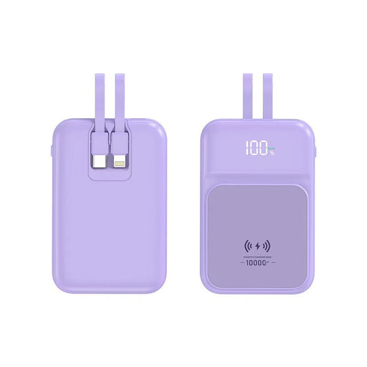 Multifunctional Wireless Power Bank with Integrated Stand Bowlift