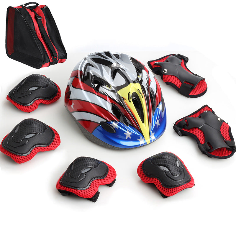 Children's Multi-Protection Sports Safety Gear Set Bowlift