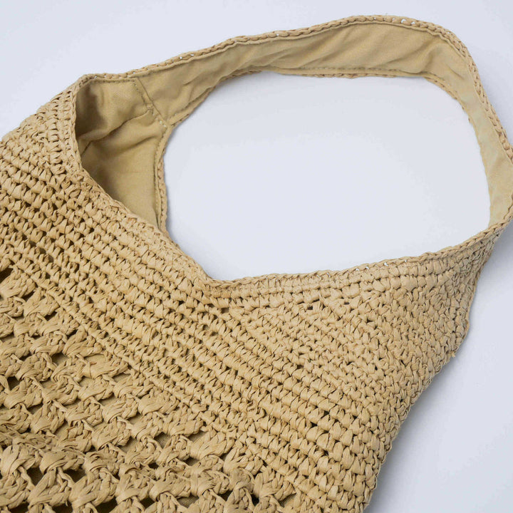 Handbag with Knitted Design Bowlift