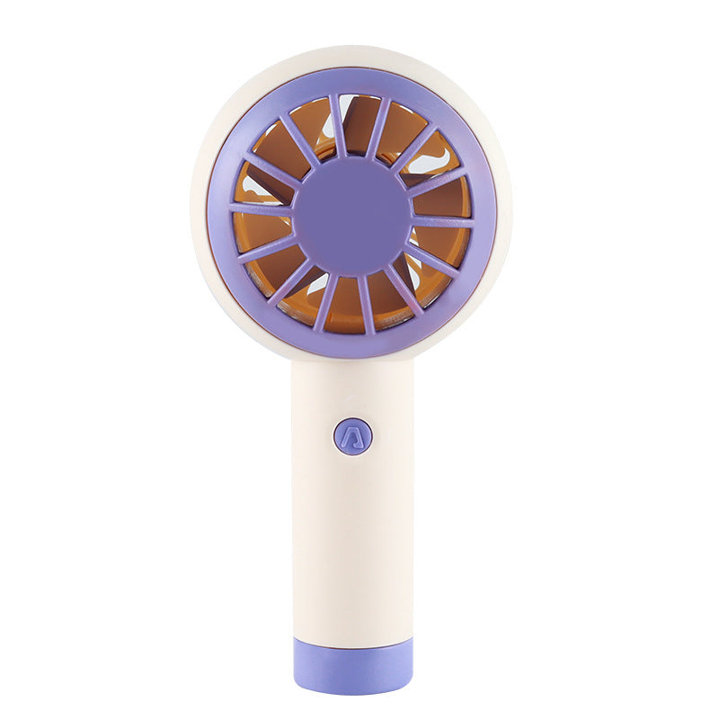 Women's portable hand fan with ergonomic design and quiet operating function Bowlift