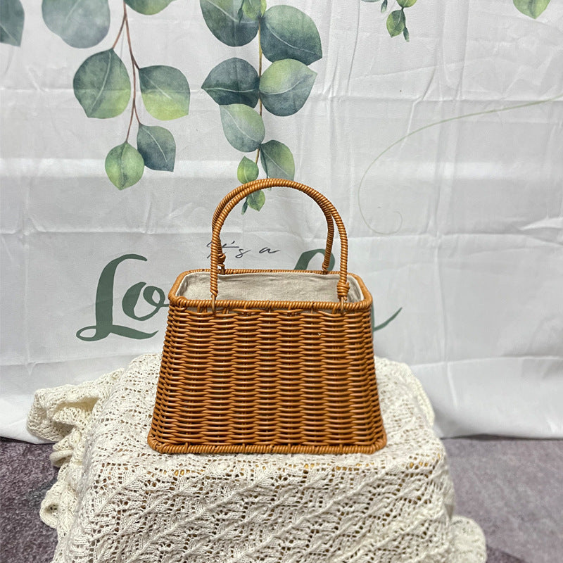 Decorative Woven Handcrafted Basket Bowlift