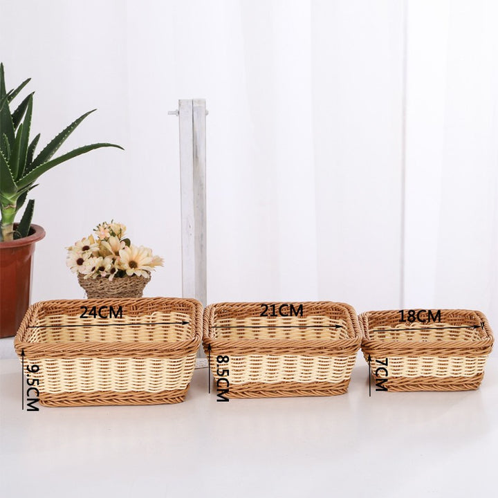Unisex storage baskets made of woven material Bowlift