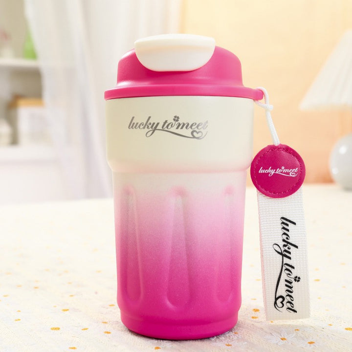 Women's insulated drinking bottle with practical flip top Bowlift