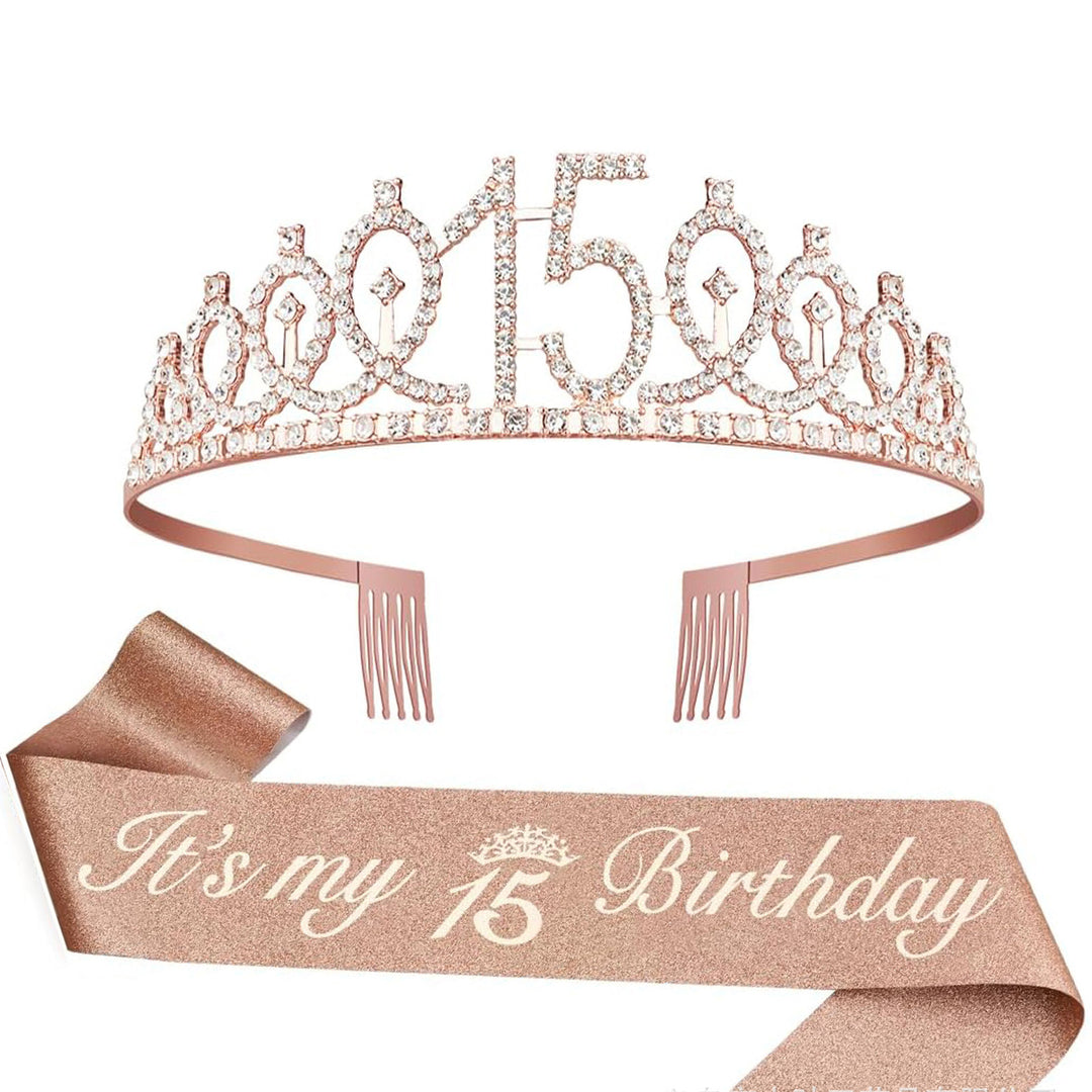 Ladies Crystal Princess Crown with 30 & Fabulous lettering Bowlift