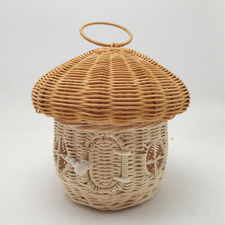 Playful storage basket in mushroom design Bowlift