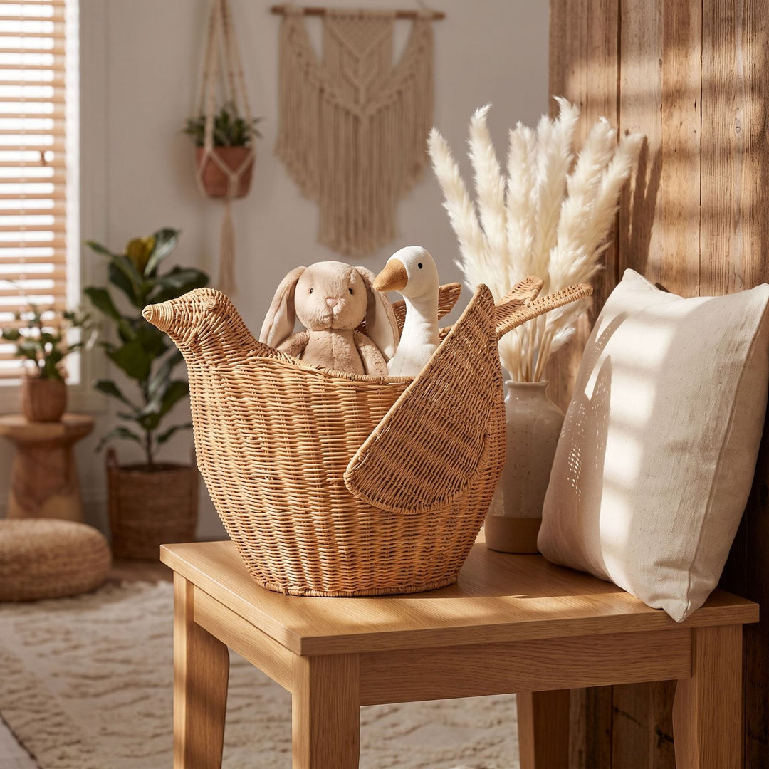 Playful basket in bird design Bowlift