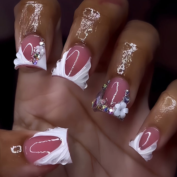 Decorative Acrylic Nail Art Extensions Bowlift