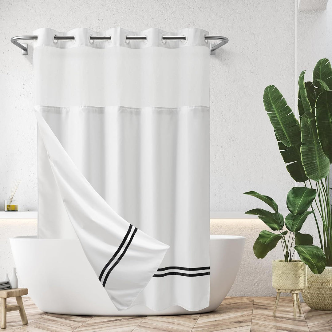Modern Minimalist Shower Curtain Bowlift