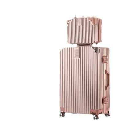 Modern Hard-Shell Wheeled Travel Suitcase Bowlift