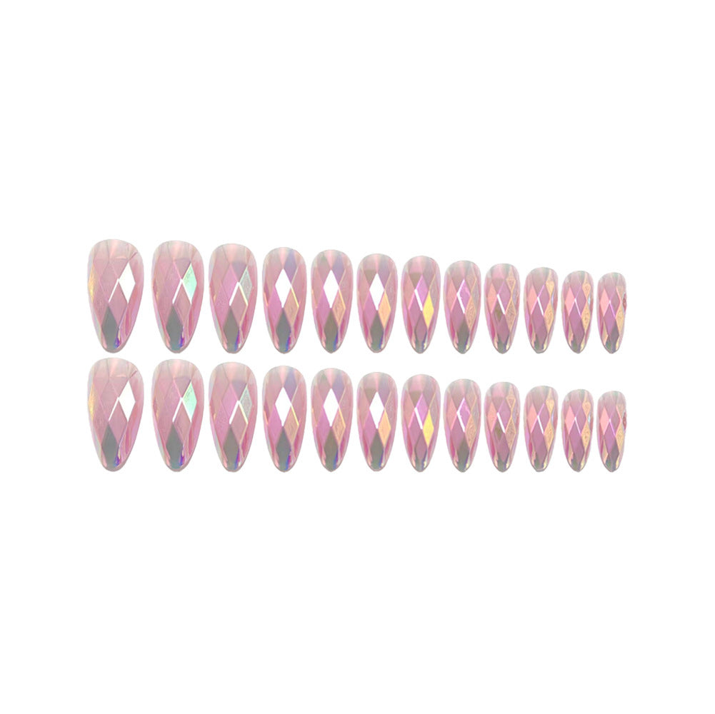 Artificial nails with radiant crystal design Bowlift