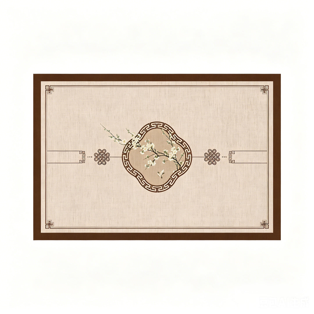 Elegant Geometric Bathroom Mat Bowlift