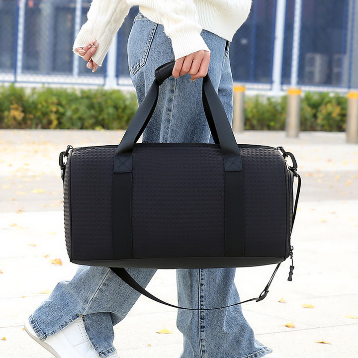 Ergonomic Textured Sports Duffle Bag Bowlift