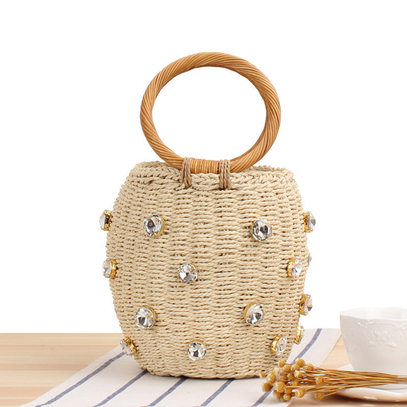 Handbag with crystal accents Bowlift