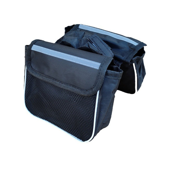 compact waterproof bicycle handlebar bag with reflective safety strip and quick release mount Bowlift