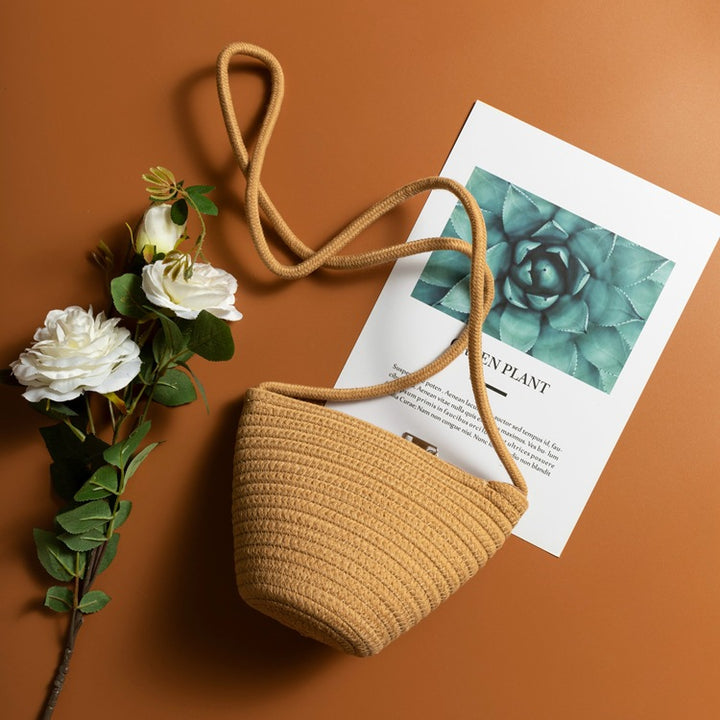 Handy Macrame Crossbody Bag Bowlift