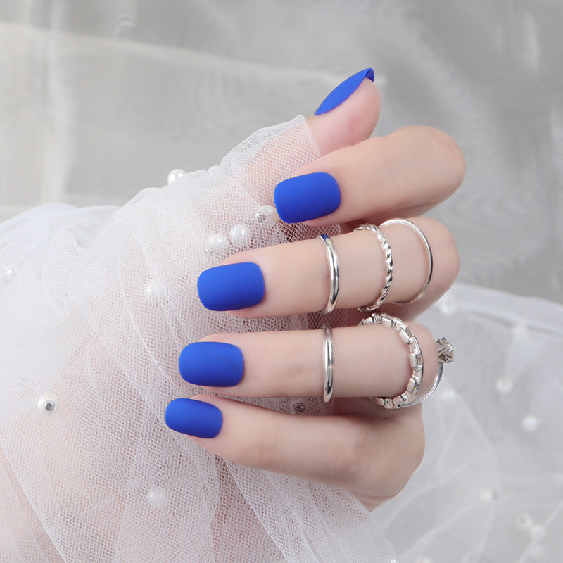 Matte Press-On Nail Set Bowlift