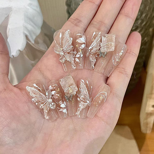 Acrylic Stiletto Press-On Nails Bowlift
