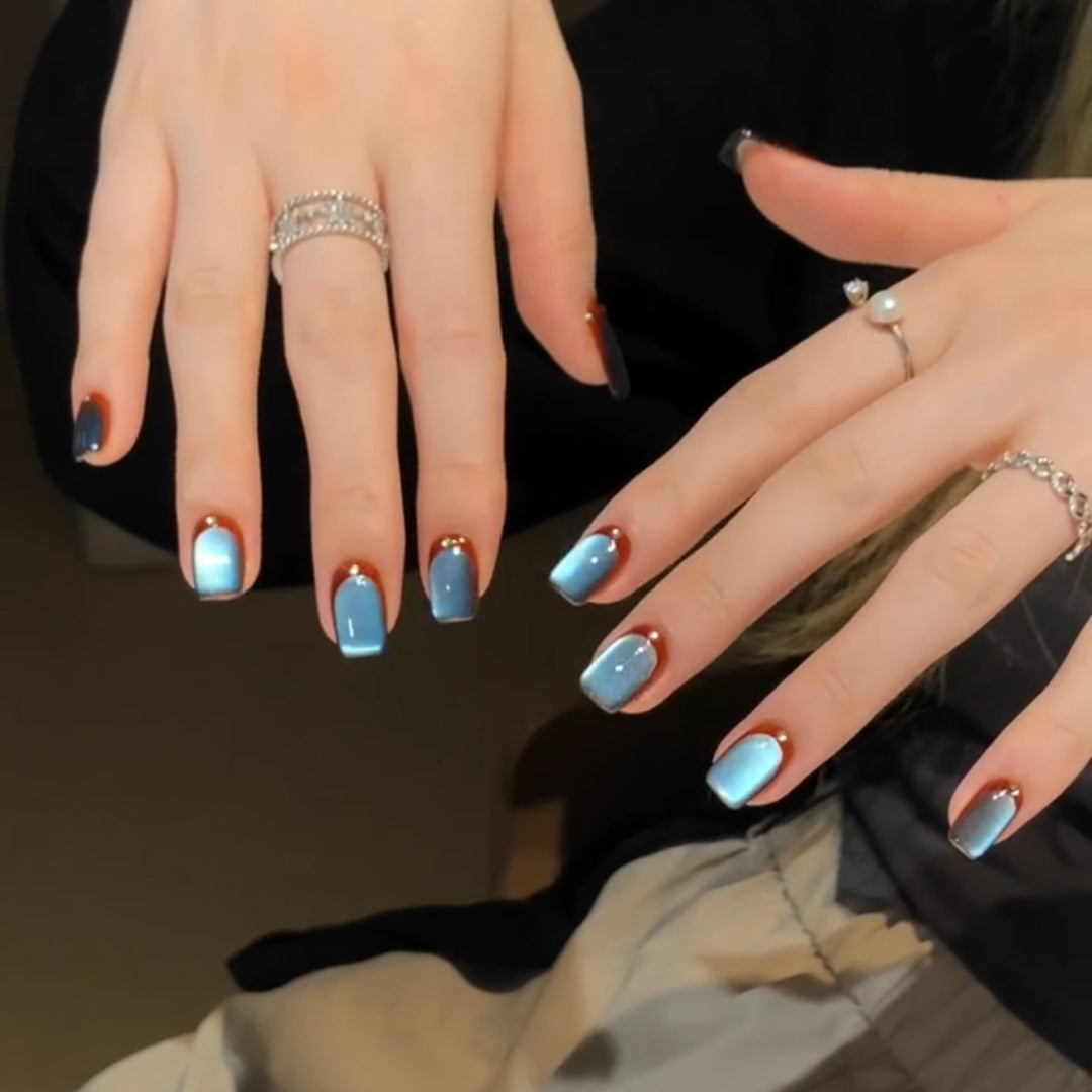 Creative Nail Tips with Shine Effects Bowlift