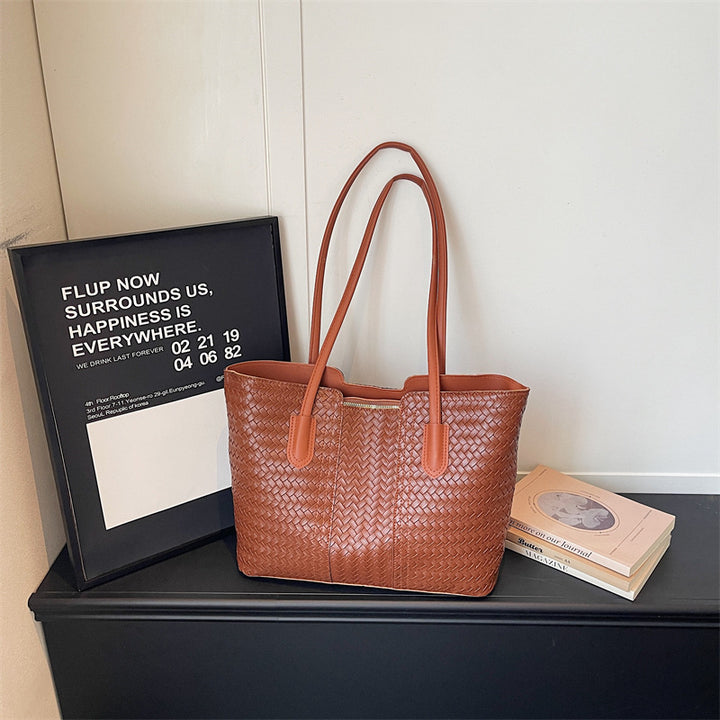 WoWoven Leather Tote Bag Bowlift