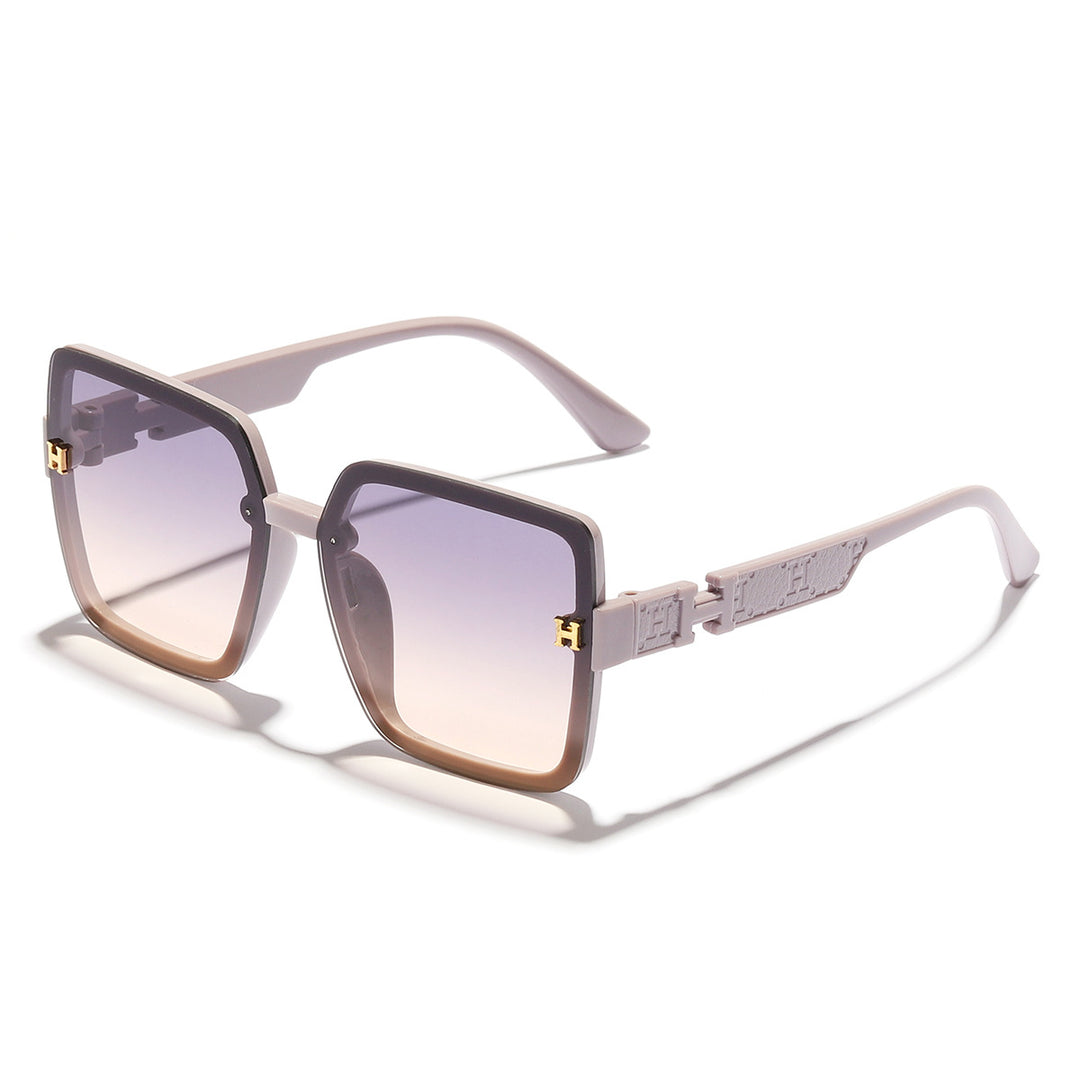 Women's oversized fashionable sunglasses with elegant gradient Bowlift