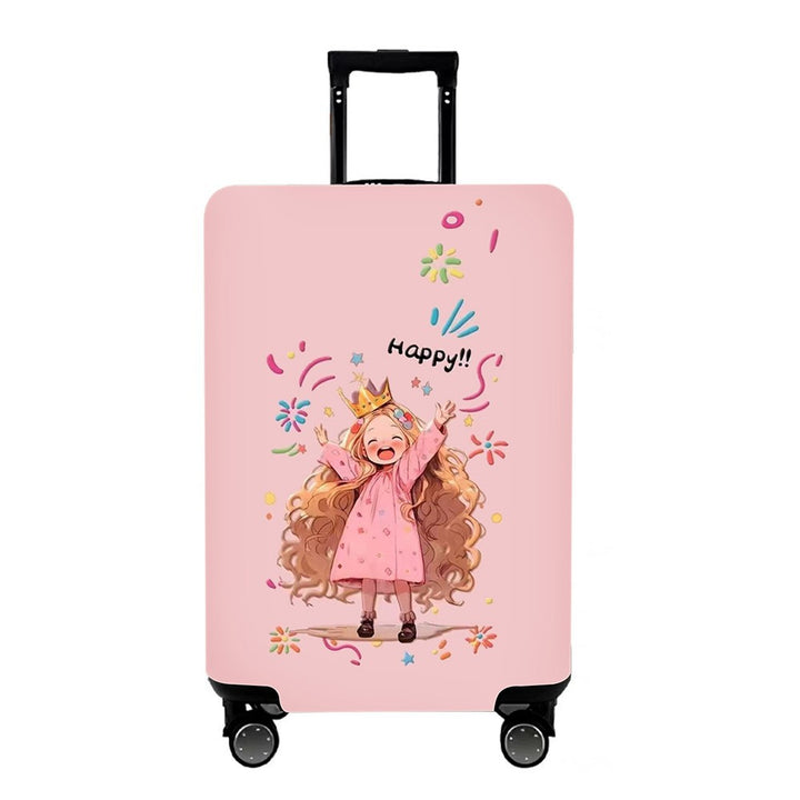 Unisex Hard Shell Suitcase with Colorful Monster Design Bowlift