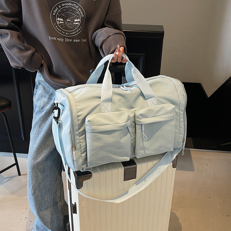 Multifunctional Sports Duffel Bag With Expandable Design Bowlift