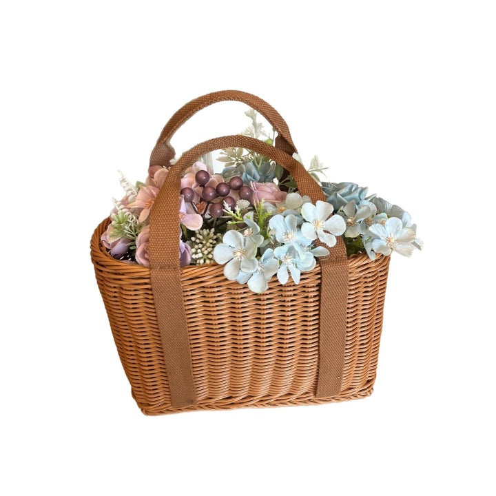 Women Handmade Storage Basket Made of Natural Material Bowlift