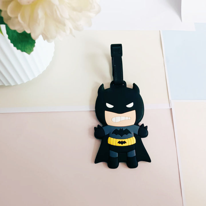 Unisex Silicone Superhero-Themed Luggage Tag Bowlift
