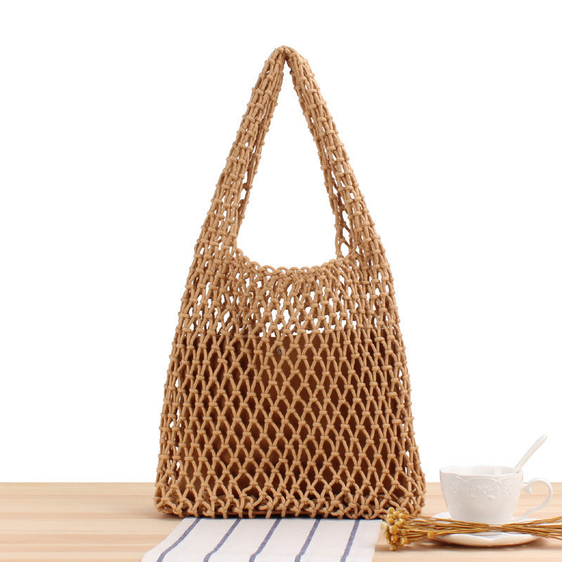 Net bag made of handcrafted natural material Bowlift