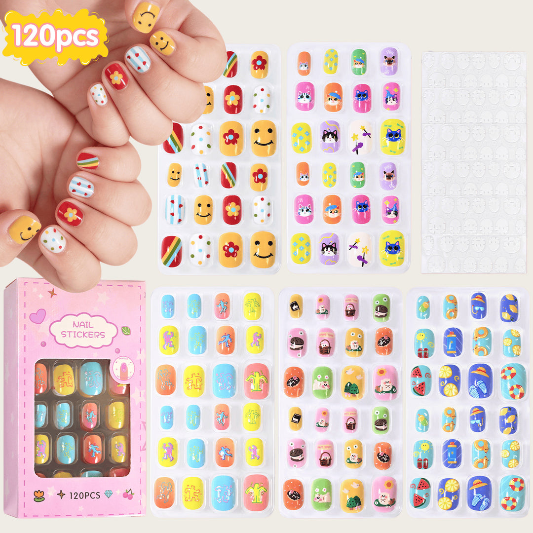 Decorative Cartoon-Themed Nail Sticker Collection Bowlift