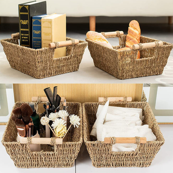 Natural fiber storage basket Bowlift