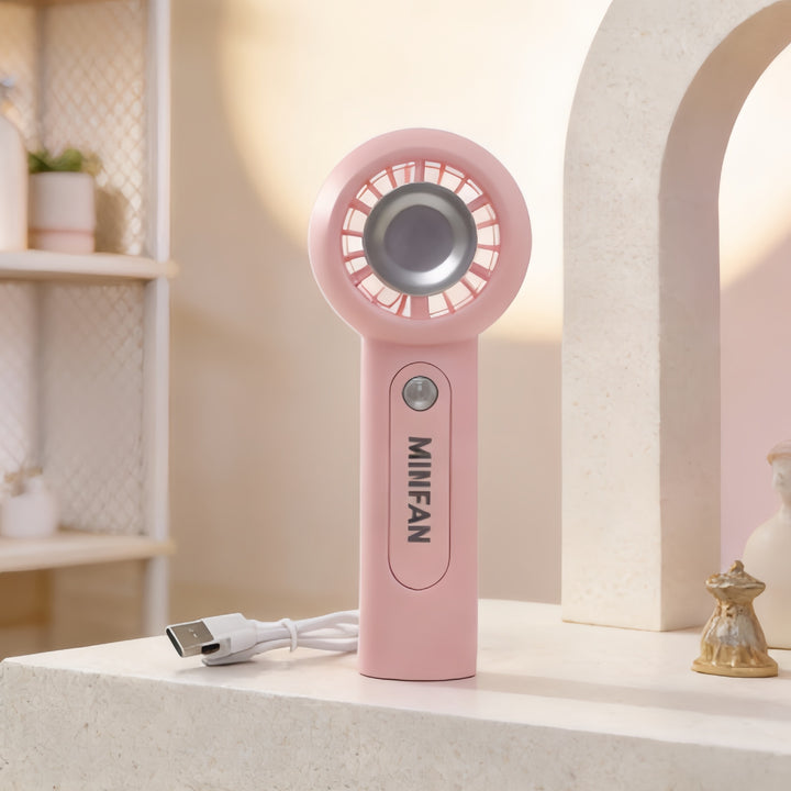 Women Portable USB Mini Fan with Innovative Design Bowlift