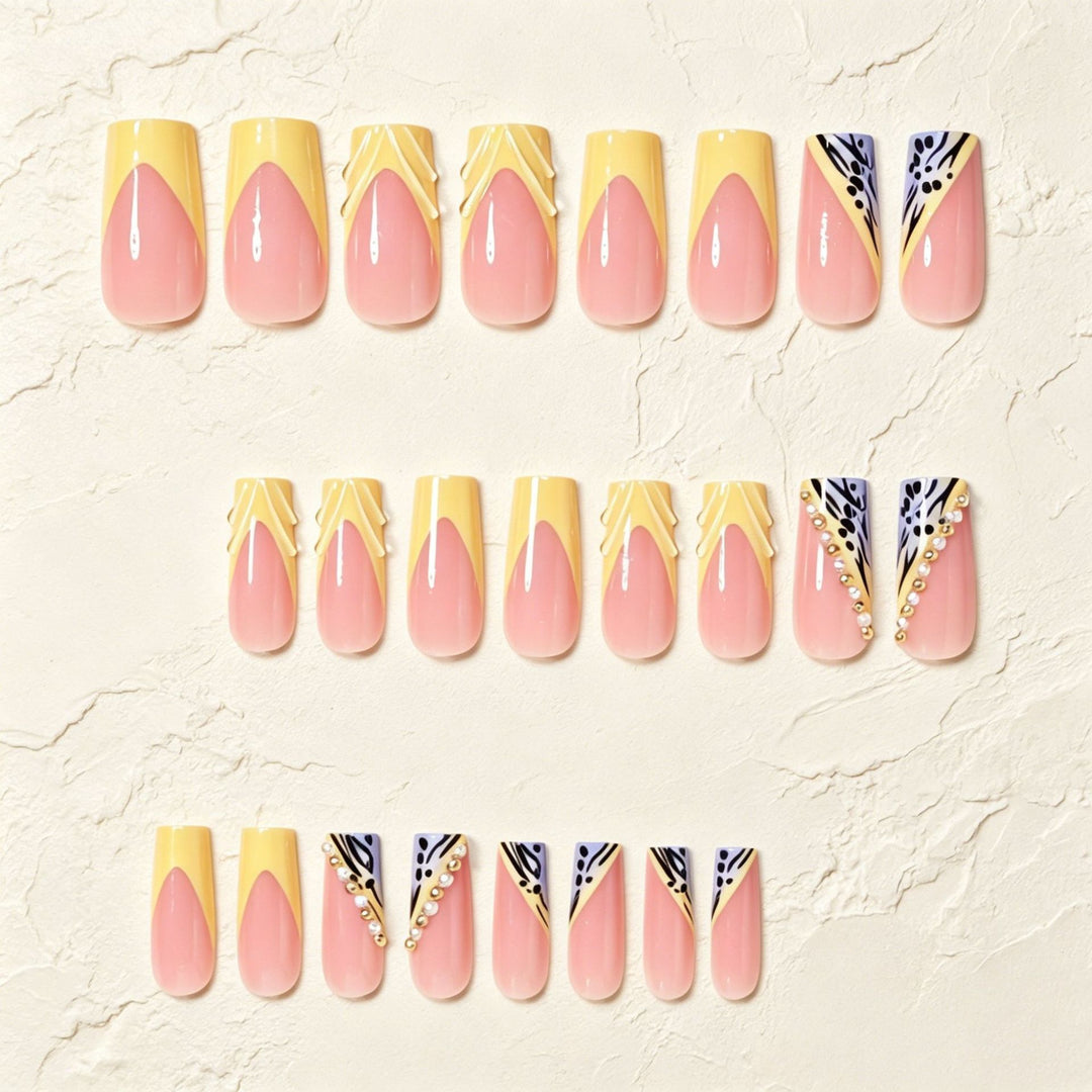 Glamorous Stiletto Press-On Nail Art Set Bowlift