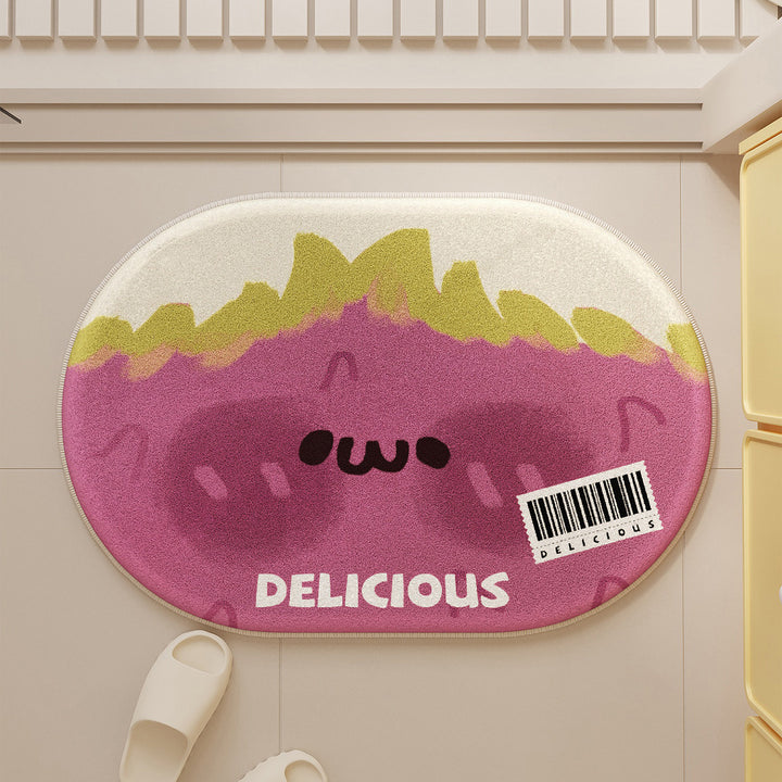 Cartoon-Themed Bath Mat
