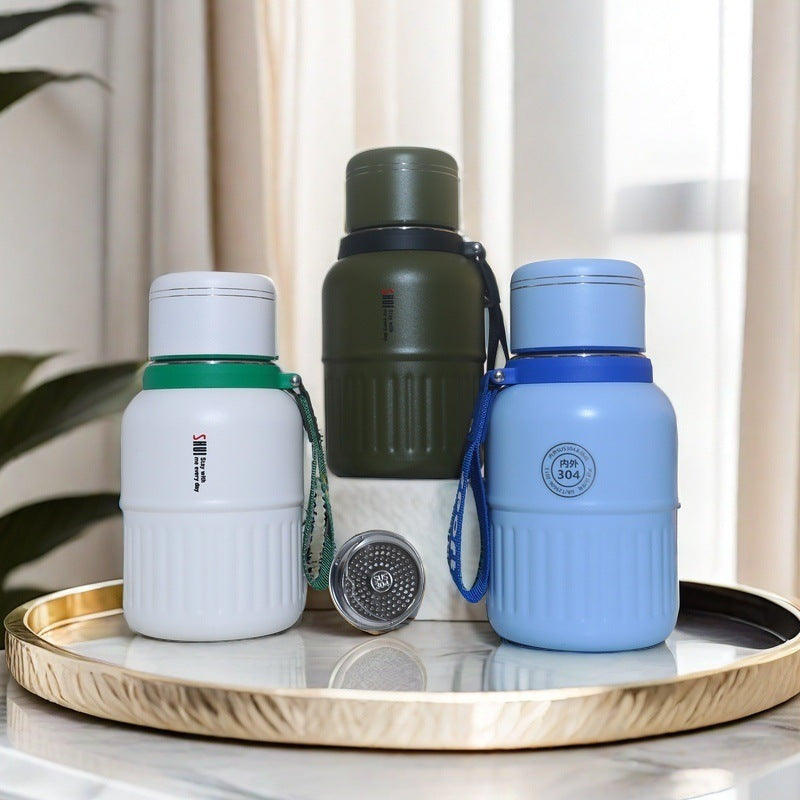Women High-Quality Insulated Bottle with Carry Handle Bowlift