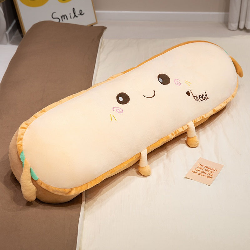 Plush Sandwich Cushion with Sweet Design Bowlift