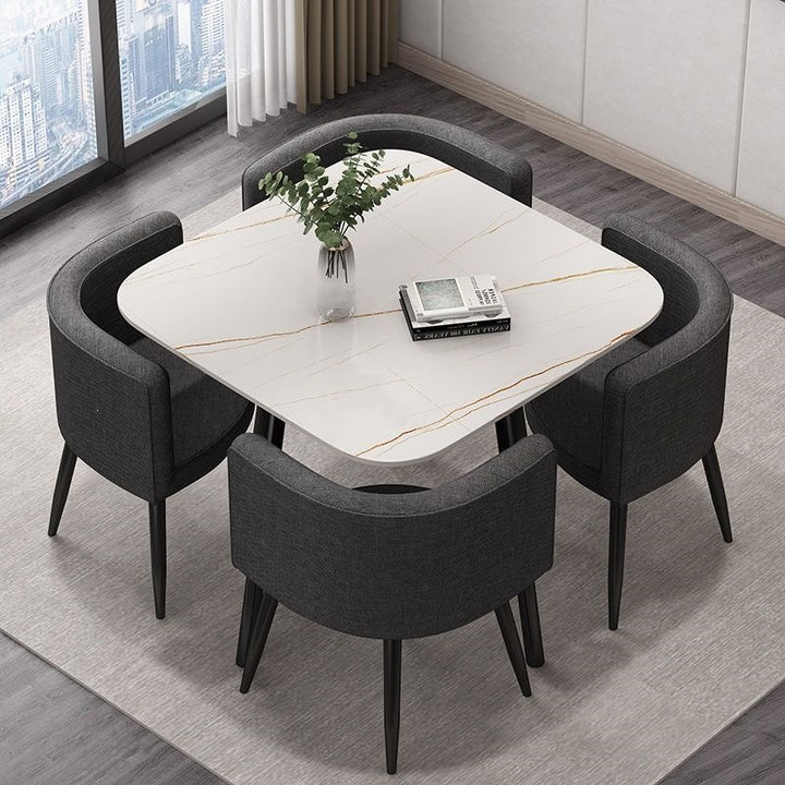 Modern Dining Table Set Bowlift