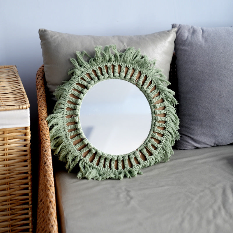Decorative Macrame Wall Mirror