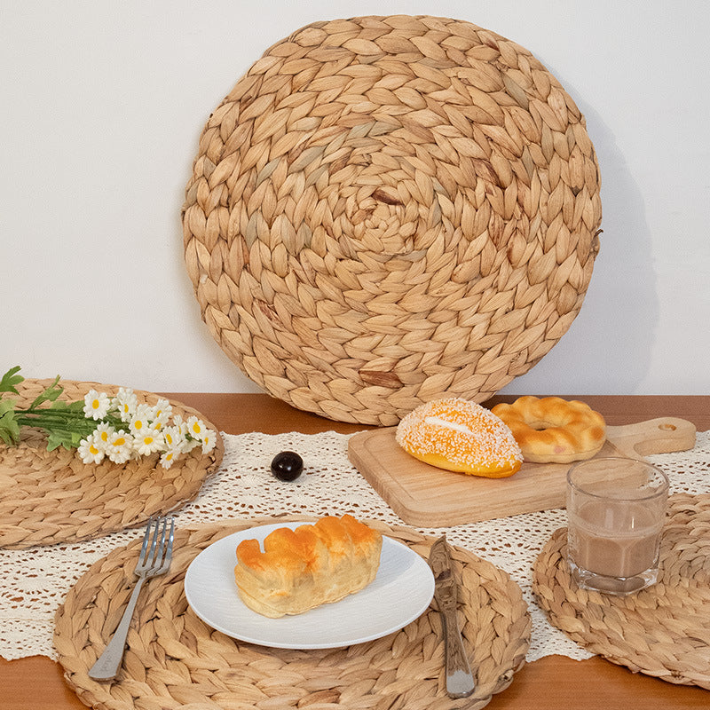 Round Woven Placemats Bowlift