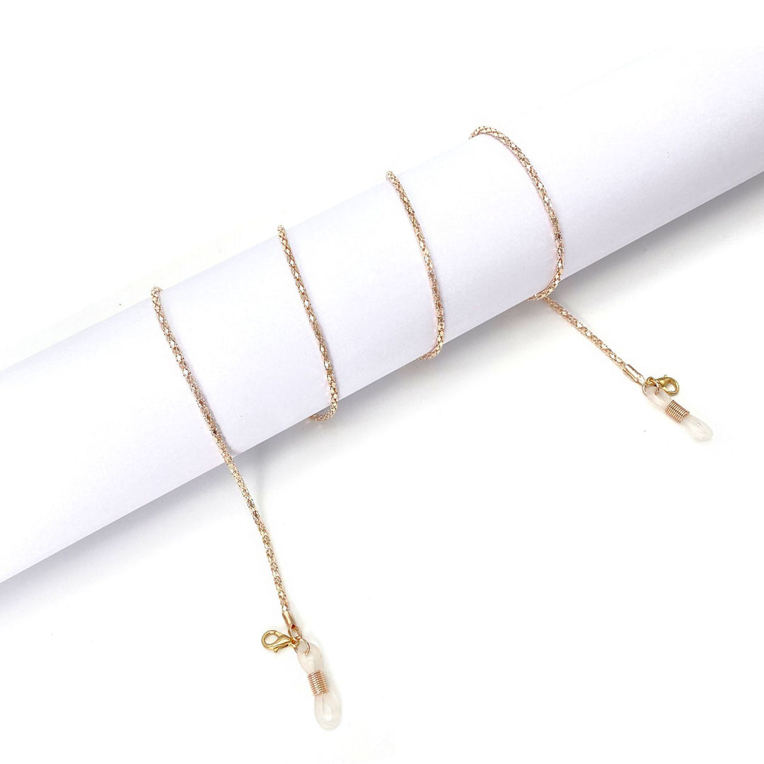 Minimalist Crystal-Detail Chain Anklet Bowlift