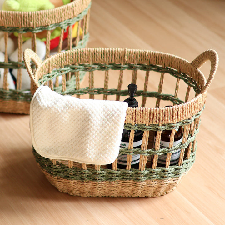 Handwoven storage basket Bowlift